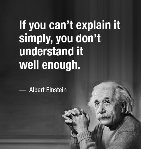 Albert Einstein - explain it simply