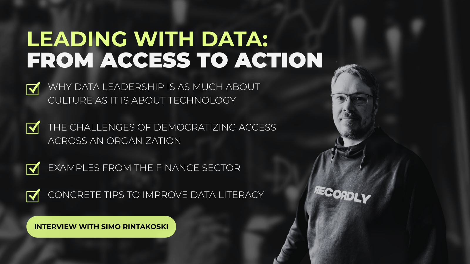 Leading with data: From access to action