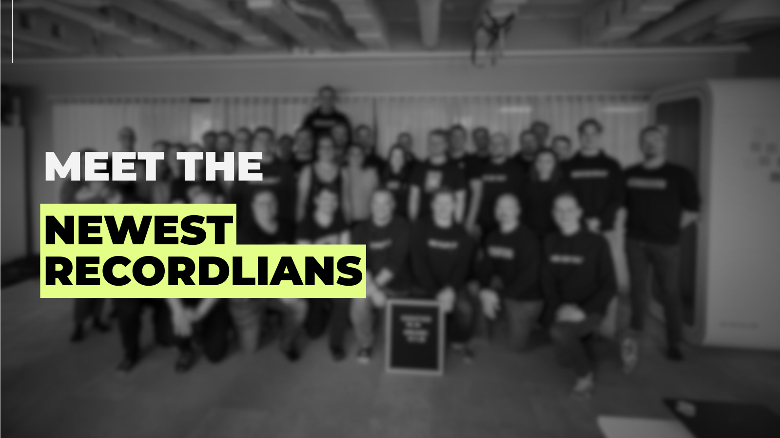 Recordly's team, consisting of data engineers, data architechts, data scientists, and numerous other AI and business data experts
