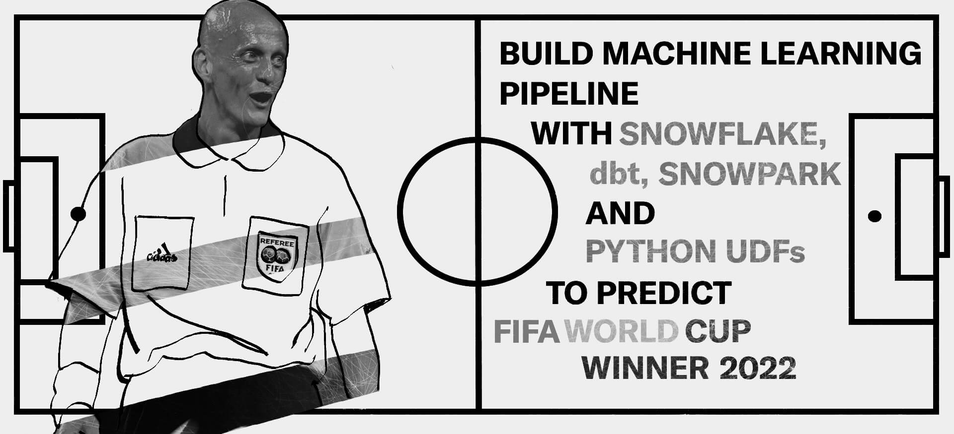 Build Machine Learning Pipeline with Snowflake, dbt, Python UDFs and Snowpark to Predict FIFA World Cup winner